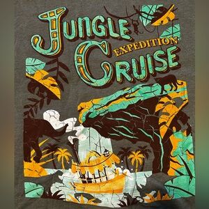 Jungle Cruise Graphic Tee - Gray